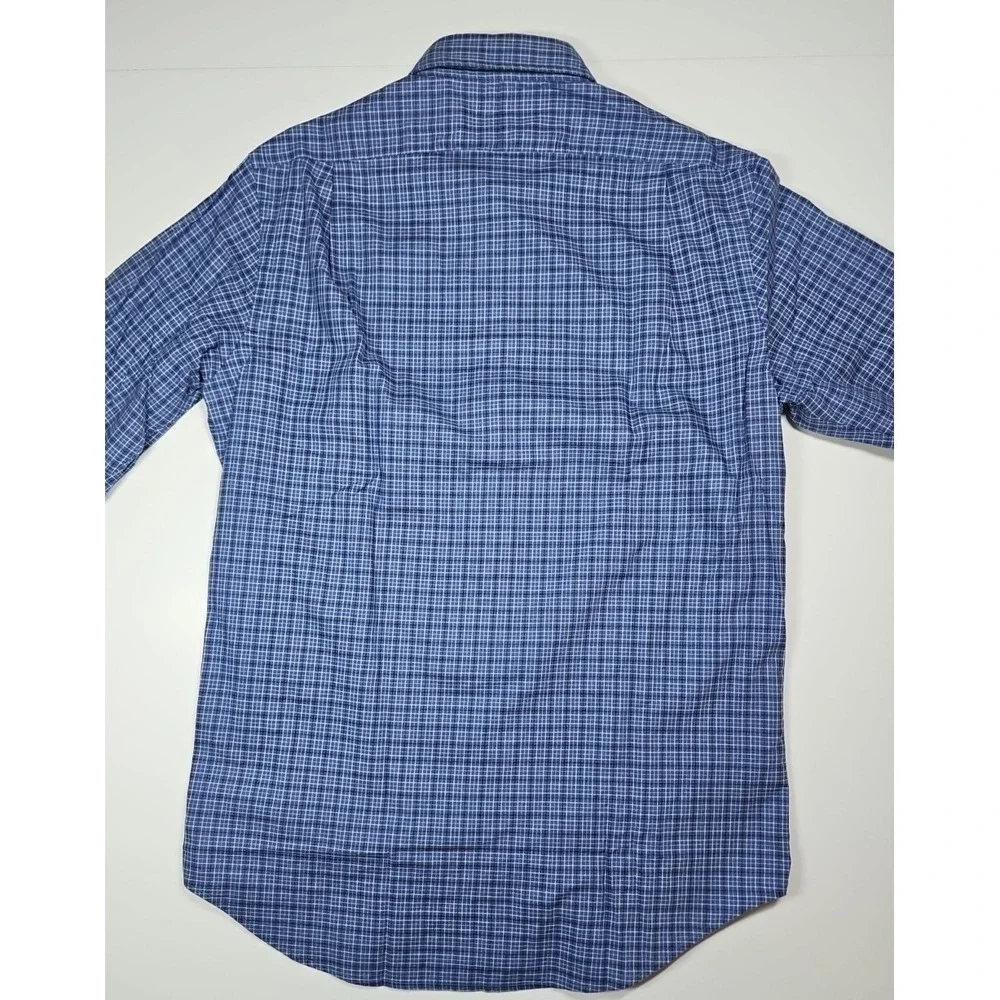 Polo Ralph Lauren Mens Blue‎ Plaid Classic Fit Button Up Shirt Size Small NWT